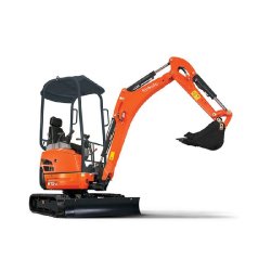 Pelle sur chenilles Kubota U15-3N - 9,6 kW - 1600 kg - Profondeur de fouille 2310 mm - Réf. BRH KM105