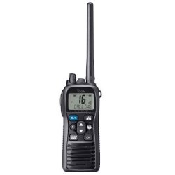 VHF marine portable étanche IC-M73EUROPLUS - 6W, réduction de bruit, AquaQuake, et VOX
