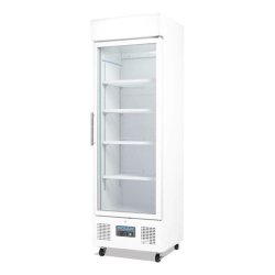 Vitrine réfrigérée positive blanche Polar Série G 336L - blanc acier DM076