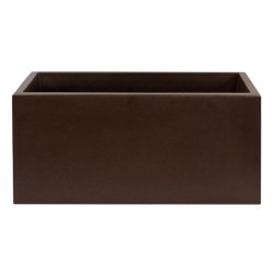 WellHome - Jardinière « Collection rodr-i » 100x45cm coloris bronze - bronze plastique WH13576