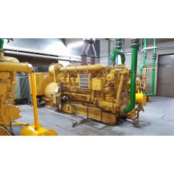 Centrale de  2 groupes électrogènes d'occasion - CATERPILLAR 2 X 3516 - 2 X 1650 KVA