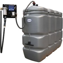 Cuve stockage fuel 2 000 litres en PEHD avec pompe 50 l/min - RENSON - 141288