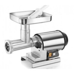 Hachoir à viande électrique n°22 Elegant Tre Spade - 1000W - Acier inoxydable - 80 à 120kg/h