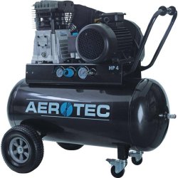 Compresseur Aerotec 600-90 TECH - 600 l/min - 10 bar - 3 kW - 400 V - 50 Hz - 90 l - AEROTEC