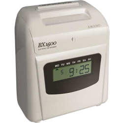 Pointeuse BX-1600 - digitale électronique compacte pour jusqu'à 50 employés