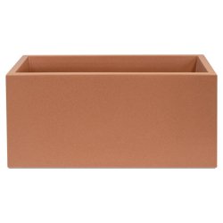 WellHome - Pot 60x20x20cm Rodri coloris terracotta - orange plastique PLS024