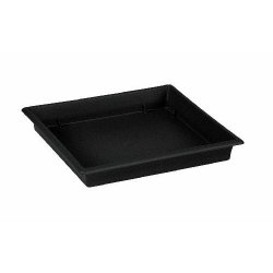 EMSA Terra Grande - Bac à fleurs Untersetzer 36 x 36 cm anthracite 505098 - plastique résistant UV et gel