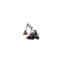 Mini-pelle sur pneus 8 tonnes - TB 175 W - Poids 8130 Kg - Profondeur 4085 mm