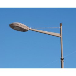 Mât d'éclairage public aubane 13 / en acier galvanisé