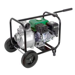 Motopompe 6 HP 212 cc - 33 m³/h - Sur roues avec châssis métal PRMPC211-33