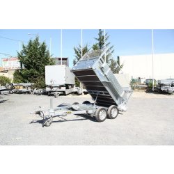 Remorque benne hydraulique pour espaces verts - Lider Robust 34352 PE - châssis galvanisé et équipements intensifs