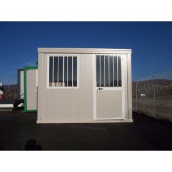 Bungalow de chantier solide et bien isolé - 3M STANDARD - 7 m² avec isolation et équipements électriques