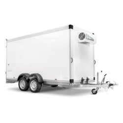 Remorque frigorifique Humbaur TK 25 42 18 - 24 PF80 - charge utile 1185 kg - isolation épaisse pour transport alimentaire