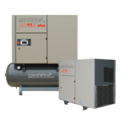Compresseurs à palettes Mattei - Gamme Air Centre - Insonorisés et fiables pour applications industrielles
