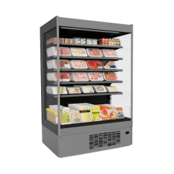 Vitrine réfrigérée verticale PENCIL MODULAR - 5 niveaux, 0°C à +2°C, sans porte, LED, 937 mm x 900 mm x 2050 mm