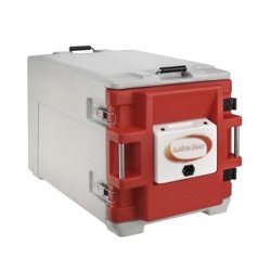 Conteneur isotherme AF12 90 L - Gris - Avec porte active chauffante