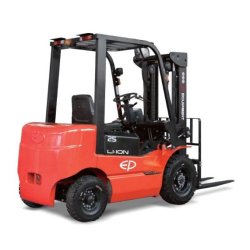 Chariot élévateur électrique 4 roues - Capacité 2T5 - Levée 4m80 - Batterie Lithium-Ion