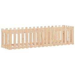 Helloshop26 - Jardinière bac lit surélevé plantes fleurs terrasse jardin de jardin design de clôture 200 x 50 x 50cm pin massif 02_0039808 - Bois