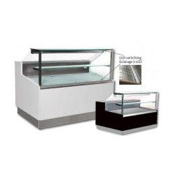 Vitrines service arrière Stuart - froid statique - compresseur incorporé - double éclairage LED