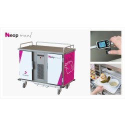 Chariot de distribution de repas motorisé Neop meal® - service en chambre, salle à manger ou unité de vie protégée