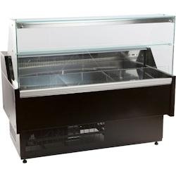 Chefgastro Vitrine réfrigéré OSCAR 1.5 - 7486.0055 Combisteel - noir inox CC1142