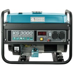 Groupe électrogène à essence monophasé AVR 3 kW - KÖNNER & SÖHNEN - 3000