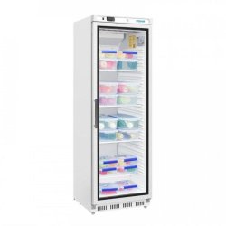 Vitrine réfrigérée positive 400 Litres, 1 porte vitrée, blanche, 185 W, 220 V - MONO
