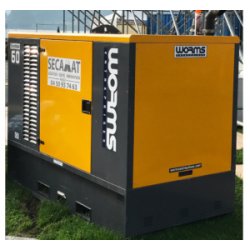 Groupe électrogène triphasé diesel 13-20 KVA à louer - idéal pour bases-vie, chantiers et installations industrielles