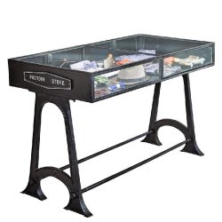 Table vitrine New York L143 x P70 x H90cm