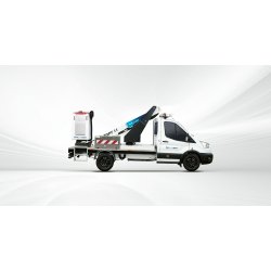 Camion nacelle TOPY 11 sur Ford e-Transit - Hauteur de travail 11m et déport maximal 6m