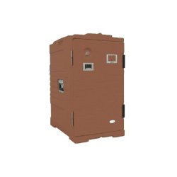 Armoire isotherme plastique marron 115L 61x43x81cm