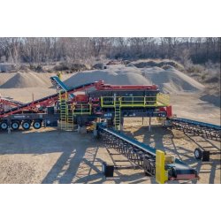 Concasseur à cône à entraînement électrique - UK373 - Sandvik CH440 avec crible robuste à trois étages