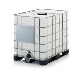 Cuve de stockage 1000l IBC pour eau, liquide et carburant