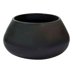 WellHome - Pot en polyéthylène rotomoulé 50L 52x52x30cm en coloris Anthracite - Top Garden Meriva - noir PLS067