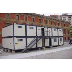 Bungalow de chantier structure galvanisée - différentes dimensions, finitions et usages modulaires