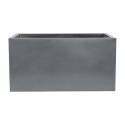 WellHome - Jardinière Rodr-i coloris gris ciment 70x30x30cm - gris plastique WH13568