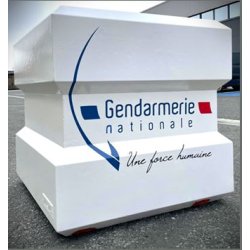 Bloc de sécurité personnalisable pour événements - BLOCDEF 900 - 1500 kg - 900x900x900 mm