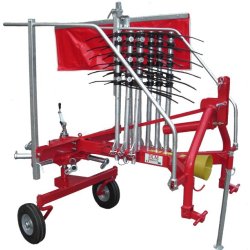 Ga 300 3PL - Andaineur agricole DMC Italia - 3,00 m de largeur de travail avec groupe à bain d'huile et 8 bras