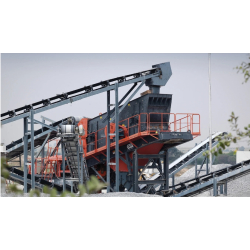 Concasseur à cône secondaire et tertiaire compact - Sandvik UH311 - sur châssis de remorque unique