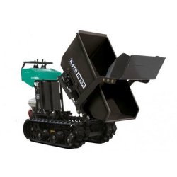 Mini-dumper IMER Carry 105 C - essence avec benne et pelle chargeuse, moteur Honda GX 200