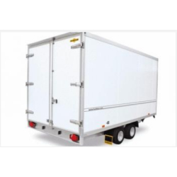 Humbaur fourgon sandwich 2 essieux roues dessous 401x175x200 cm
