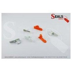 Scellés de sécurité - Scellés cadenas Clip BACSEALS en polypropylène - Longueur fixe 38,3 mm