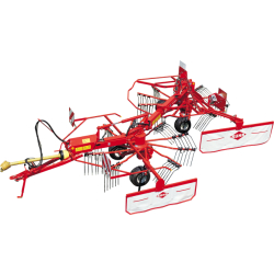 Andaineur double rotors GA 6002 - dépose latérale - largeur de travail 3,50m à 5,80m - Kuhn