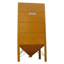 Silo de stockage agricole à cône droit fixe - pente 45° - capacité 13 m³ - 2.3 x 2.3 - SGV2,3_13 - PCMA