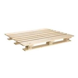 Palette en bois neuve ou reconditionnée - CP4 - 1300x1100x138 mm - Charge 2300 kg statique / 1600 kg dynamique