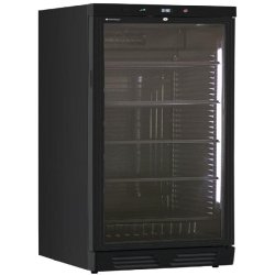 EKOFROST réfrigérateur vitrine statique pour boissons agitateur, thermomètre numérique panneau de contrôle. Temp. 0°C/+10°C. Modèle EKG390VGBL