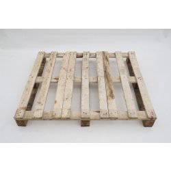 Palette en bois légère - 6/7 planches bord franc - Charge maximum 300 kg - 100cm x 120cm