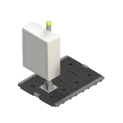 Support Maxi TD autostable - 1 unité (40m) - Hauteur 40m, Capacité 1 Maxi TD, Installation rapide