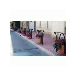 Jardinière barrière arcade - Ligne ARCADE avec design contemporain et courbes élégantes