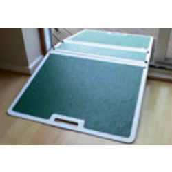 Rampe de seuil pliante en fibre de verre - réglable, antidérapante et transportable